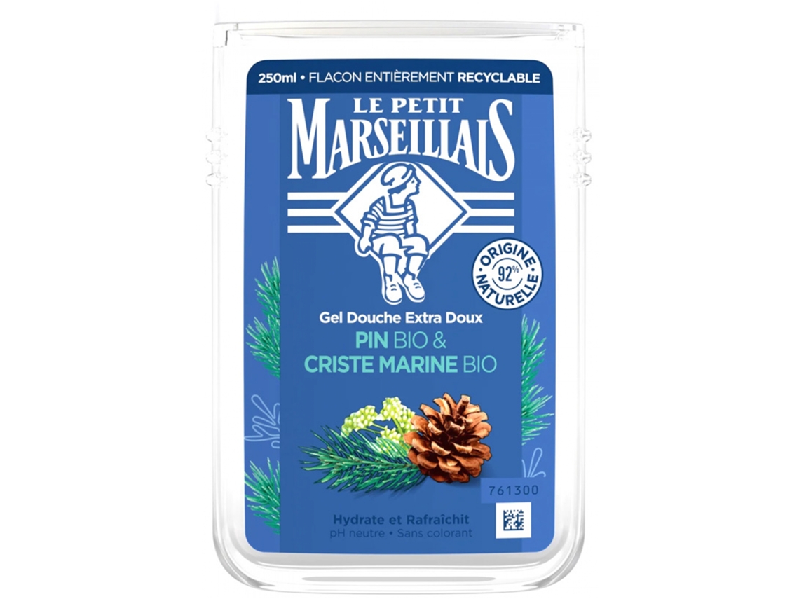 Creme de Ducha Extra Suave de Pino Y Cristeta Marino 250 Ml LE PETIT MARSEILLAIS