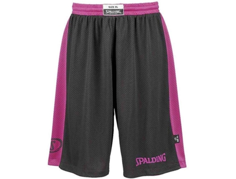 Pantalones para Hombre SPALDING Essential Reversible Negro para Fútbol (XS - S)