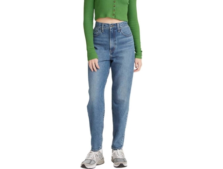 Pantalones Vaqueros LEVIS High Loose Taper Algodón Mujer (W30-L29 - Azul)