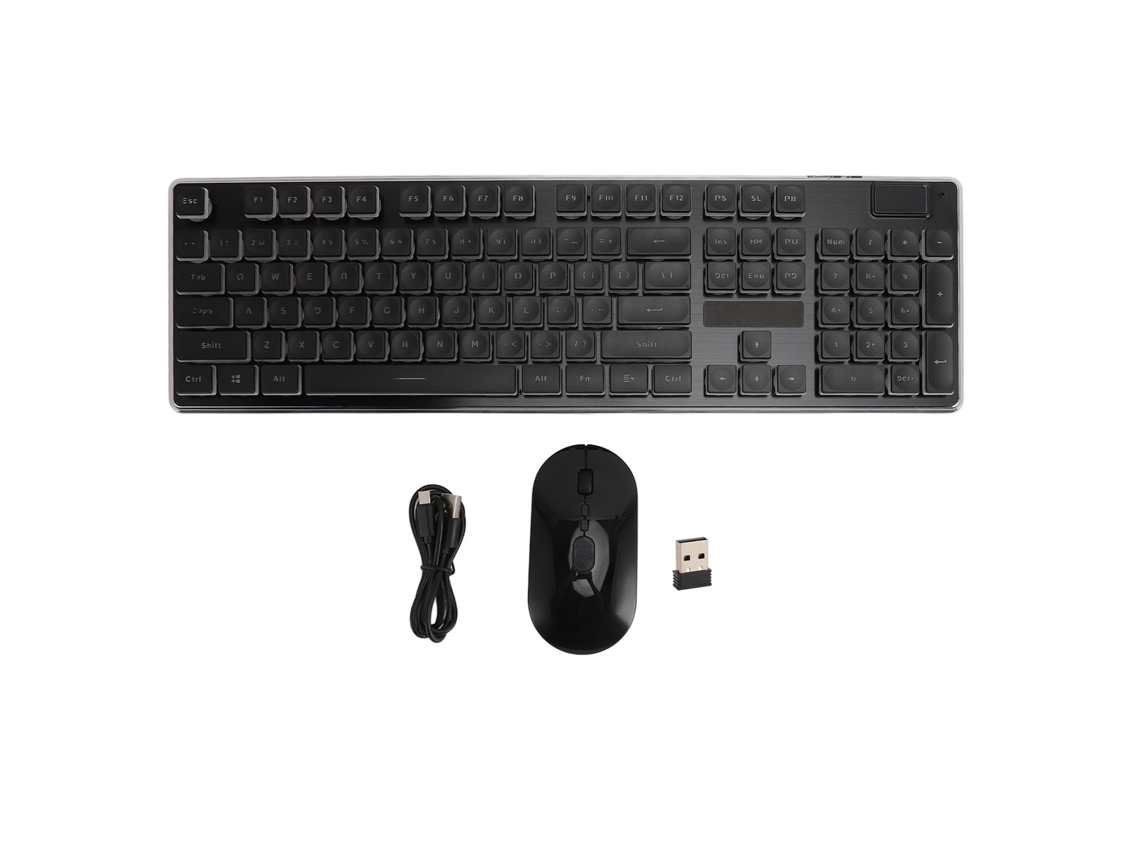 Conjunto De Teclado Y Mouse Gaming Inalámbrico Con Retroiluminación