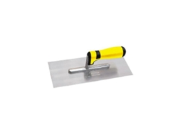 Cuchara De Yeso De Acero Inoxidable Paleta Curva 280x115mm Mango Bimaterial Para Uniones Perfectas