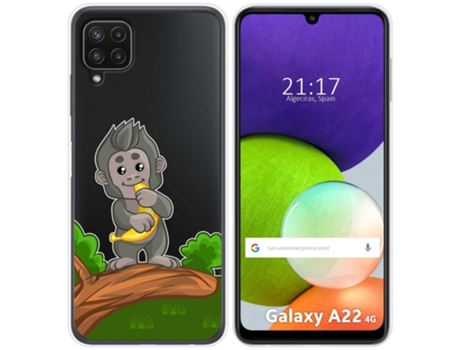 Carcasa Samsung Galaxy A22 4G / M22 TUMUNDOSMARTPHONE Dibujos Transparente Multicolor