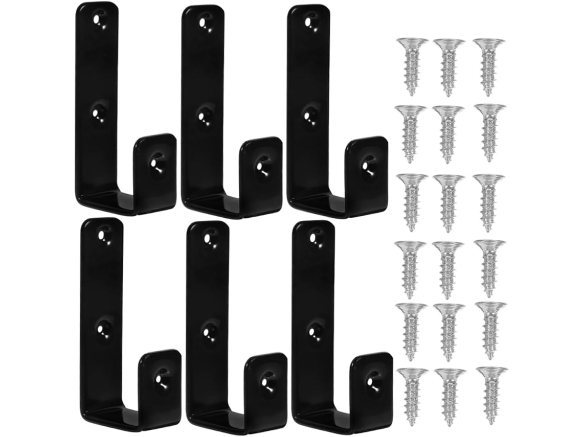 Juego De Cama De 6 Piezas Con Fijaciones Para Escalera, Soporte Para Escalera De Litera, Antideslizante, Tornillos Incluidos.