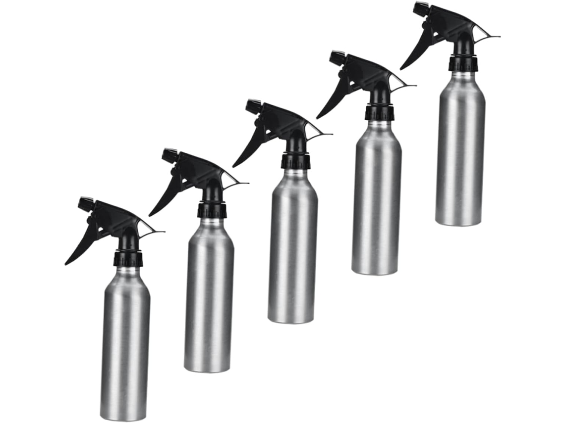 De 5 Vaporizadores Recarregáveis Em Liga De Alumínio Com Bico Giratório Para Névoa.