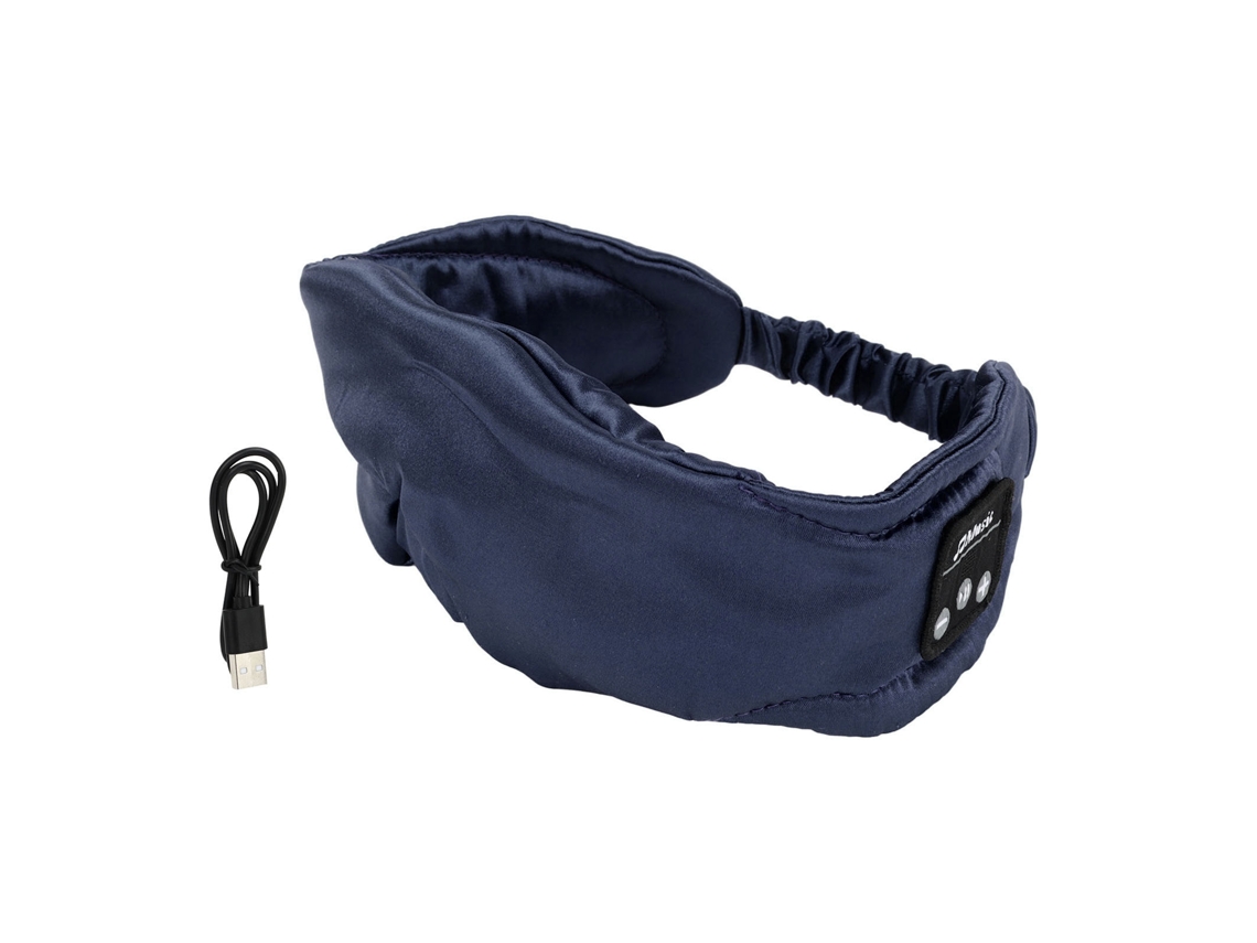Antifaz Inalámbrico Bluetooth V5.0 Con Música Para Dormir Por La Noche, Pantalla Con Luz Inteligente Y Cable Ultrafino.