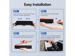 Cartucho de tóner negro Crg054 Bk compatible con 054h 054 para Color Imageclass Lbp62cdw Mf642cdw Mf643cdw Mf644cdw Mf640c de alto rendimiento