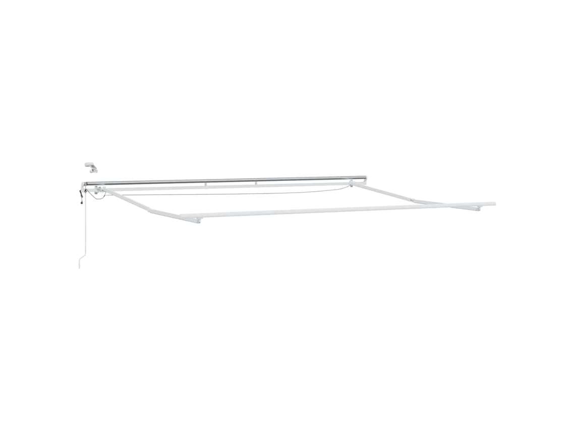 Toldo de aluminio blanco Vidaxl