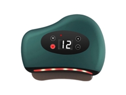 Herramienta eléctrica de masaje Gua Sha con 12 niveles de vibración y calor, terapia de luz roja, dispositivo de raspado portátil GOKOCO