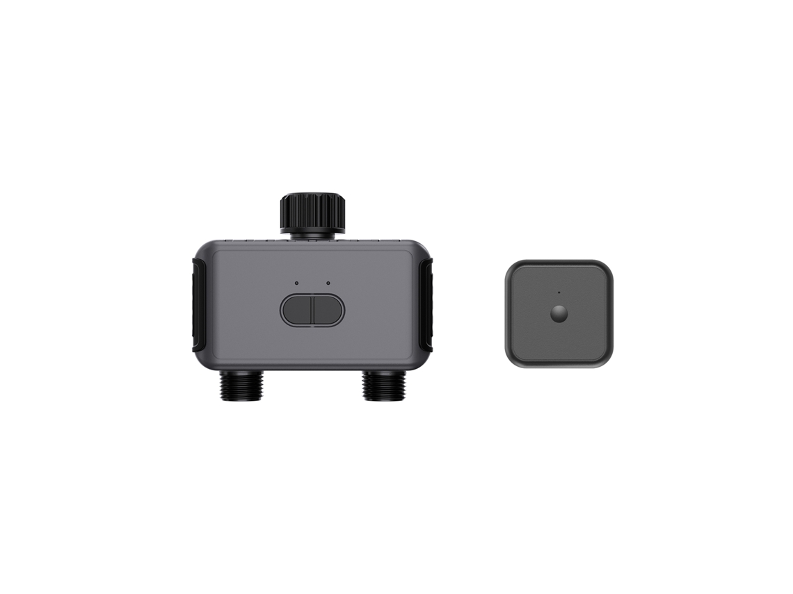 Temporizador De Riego Automático Tuya Wifi Bt Con Sensor De Lluvia, Control Inteligente Del Jardín, Dos Zonas