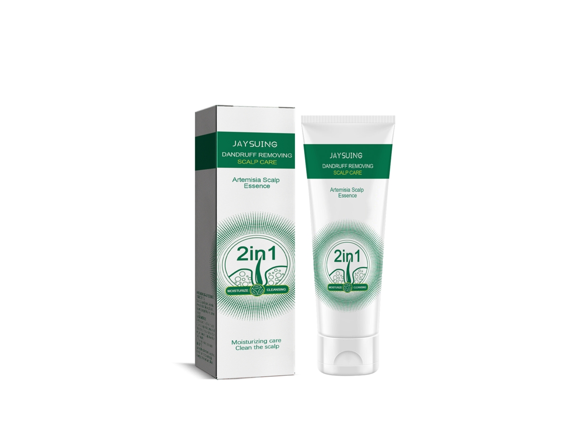 Tratamiento anticaspa Jaysuing Arthemisia para el cuidado del cuero cabelludo: limpia, alivia la picazón, controla la grasa y repara el cabello dañado.