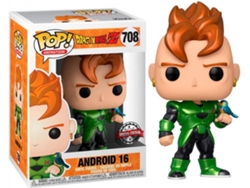 Figura FUNKO Pop Dragon Ball Z Androide 16 Efecto Metalico Exclusivo 39946