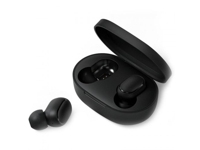 Auriculares Bluetooth True Wireless XIAOMI Redmi AirDots (In Ear - Micrófono - Negro)