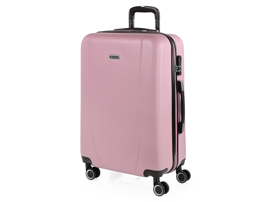 Maleta Abs Mediana Itaca Tiber Rosa (42x65x24 Cm - 68l)