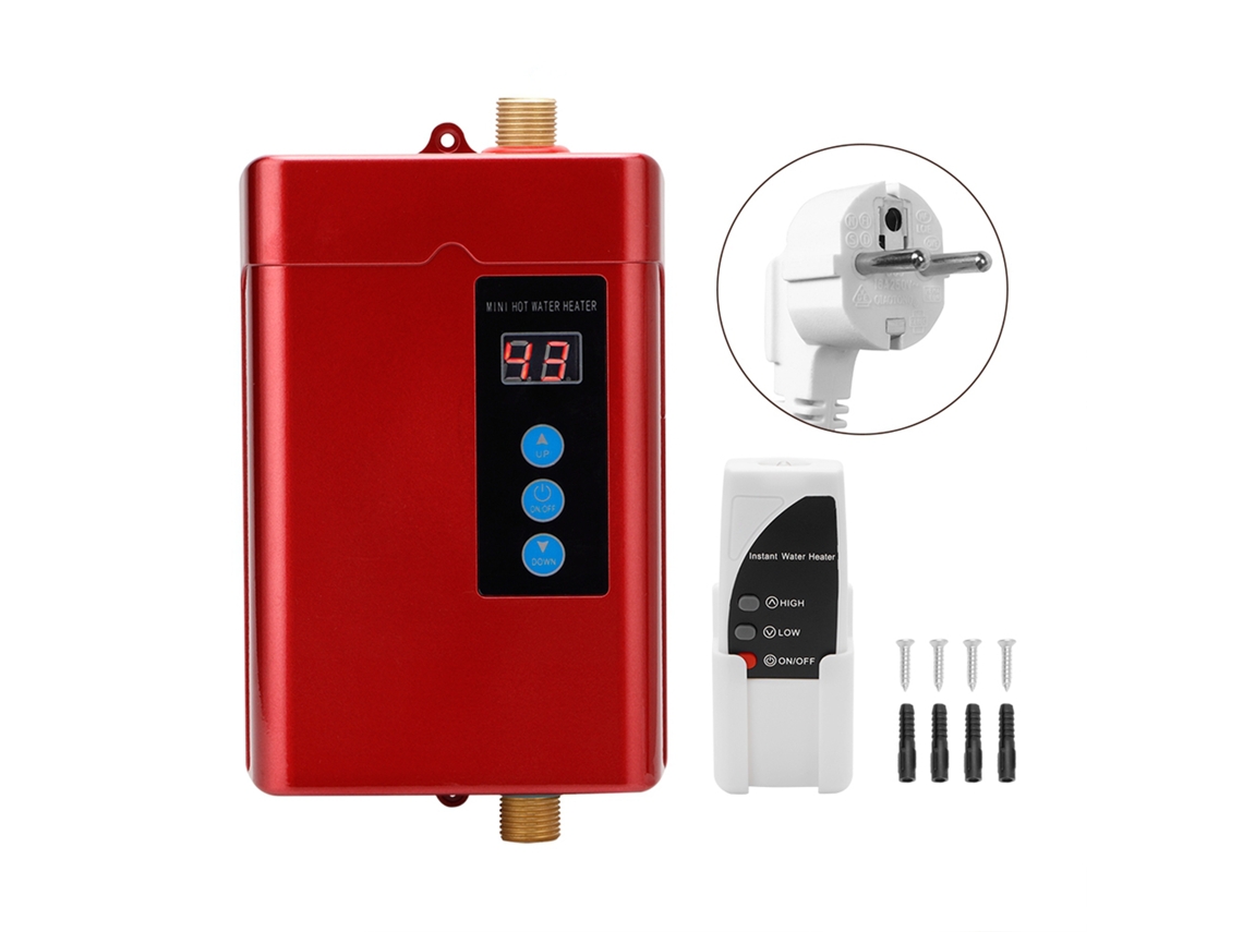 MEOIRUERY Calentador de Agua Eléctrico Instantáneo Mini para Hogar