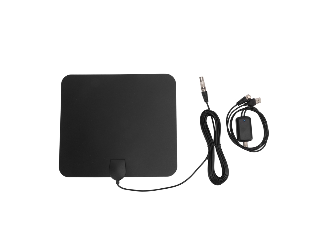 Antena De Tv Digital Hd Amplificada De 25 Dbi, 980 Millas, 4k, 720p, 1080i, 1080p, Atsc Kj-032