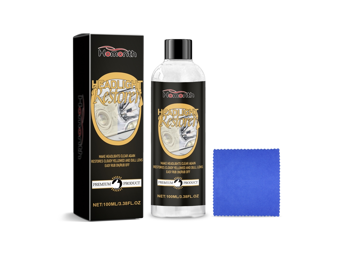 Kit de pulido y restauración de faros de coche - Eficiente