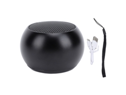 Mini Alto-falante Bt 5.3 Portátil 300mah Som Alto Estéreo Sem Fio Para Exterior Preto