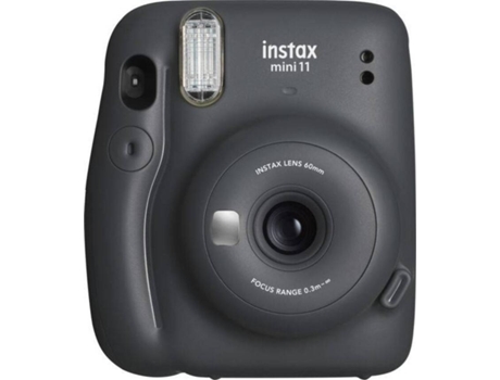 Cámara Instantánea FUJIFILM Instax Mini 11 (Gris - Obturación: 1/2-1/250 s - 2 x Pilas AA LR6)