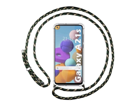 Carcasa Samsung Galaxy A21s TUMUNDOSMARTPHONE Colgante Verde