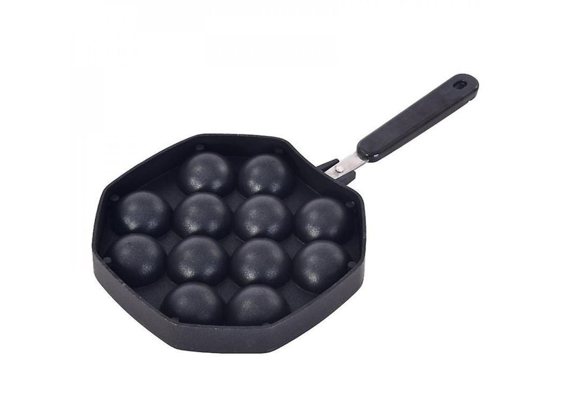 2026da-molde Para Takoyaki De Aluminio Con Mango Antiquemaduras Para Hogar Horno De Gas 34x18cm