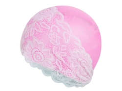Gorro de natación de silicona impermeable para mujer, antideslizante, elástico, cómodo para mantener el cabello seco.