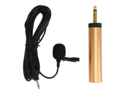 Micrófono De Solapa Con Cable De 3,5 Mm, Cable De 5 Metros, Micrófono De Condensador Omnidireccional Portátil Con Clip