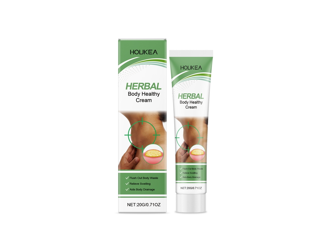 Crema de masaje corporal de alivio diario con ingredientes suaves.