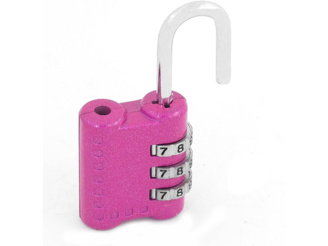 Cadena metálica fucsia con código de combinación de 3 dígitos CHABERLU (cda3b0655ccb6cac135b92f82ded30a3)