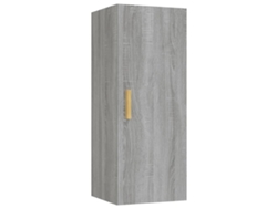 Mueble de pared MAISON EXCLUSIVE con derivados de madera gris Sonoma (34,5 x 34 x 90 cm)