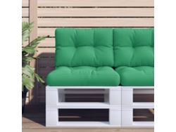 Cojines para muebles de palets, 2 unidades, tela verde HARLANV1