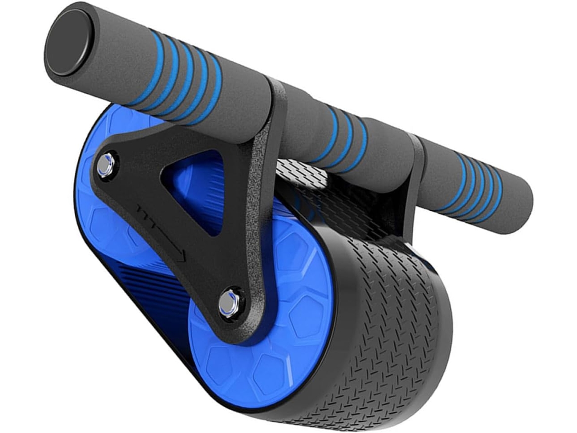 Rueda Abdominal Automática Y Fortalecedor De Core Azul