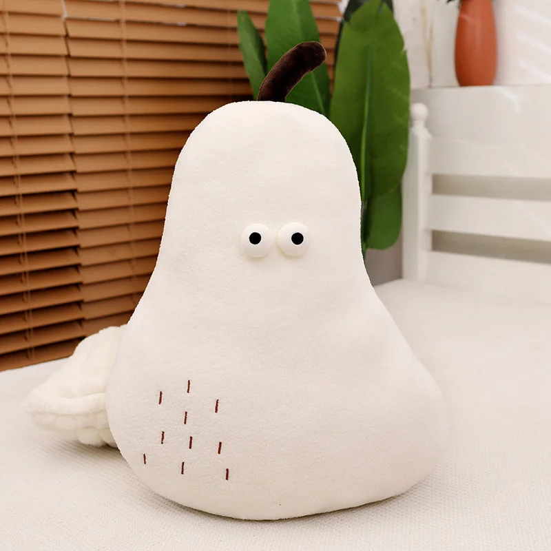 Cojín Decorativo Para Adultos Con Forma De Pera (blanco, 65 Cm), Cojín Para Sofá, Cojín Cómodo.