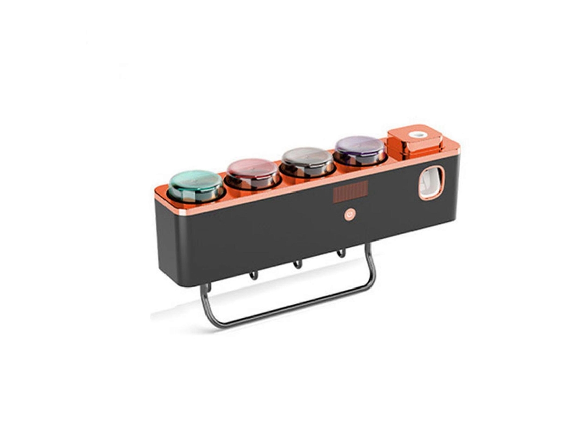 Exprimidor De Pasta De Dientes Con Carga Usb, Estante Esterilizador Multifuncional Para Pasta De Dientes En El Baño Rosewell