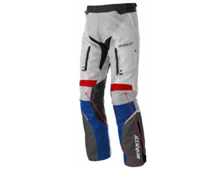 Pantalones para Hombre SEVENTY DEGREES Sd-pt3s Negro para Motociclismo (XXXL)