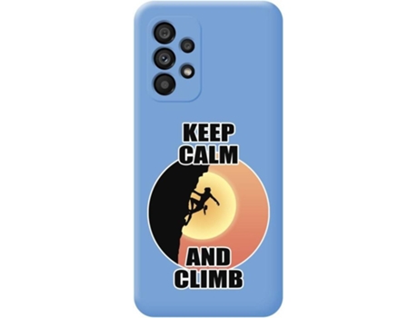 Carcasa para Samsung Galaxy A53 5G TUMUNDOSMARTPHONE Silicona Líquida Dibujos Azul