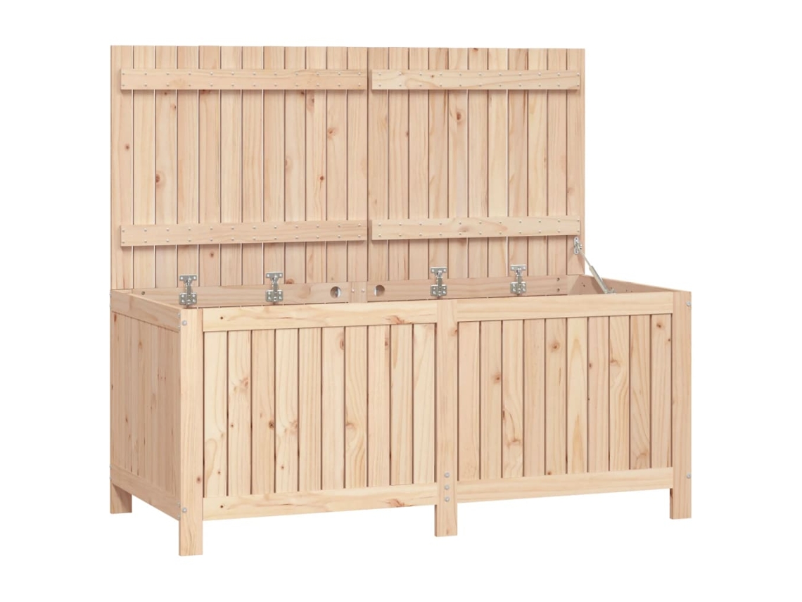 Caja de almacenamiento de jardín 147x68x64 cm Pino macizo MAISON EXCLUSIVE