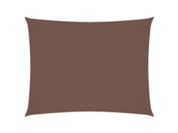 Maison Exclusive - Toldo De Vela Rectangular Tela Oxford Marrón 2,5x4 M
