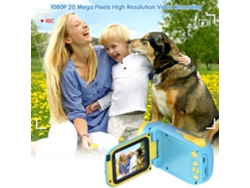 Cámara De Video Para Niños 20 Mp, Cámara Digital Mini Con Pantalla Grande De 2.4 Pulgadas, Alta Resolución