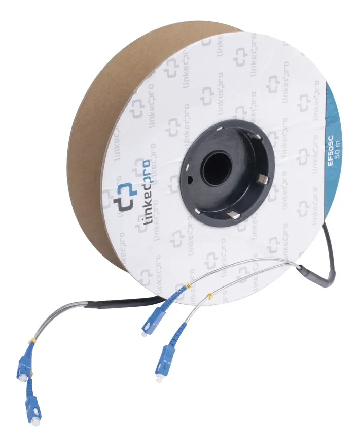 Carrete Fibra Óptica Linkedpro Monomodo Sc-sc Ef-50-sc 50m