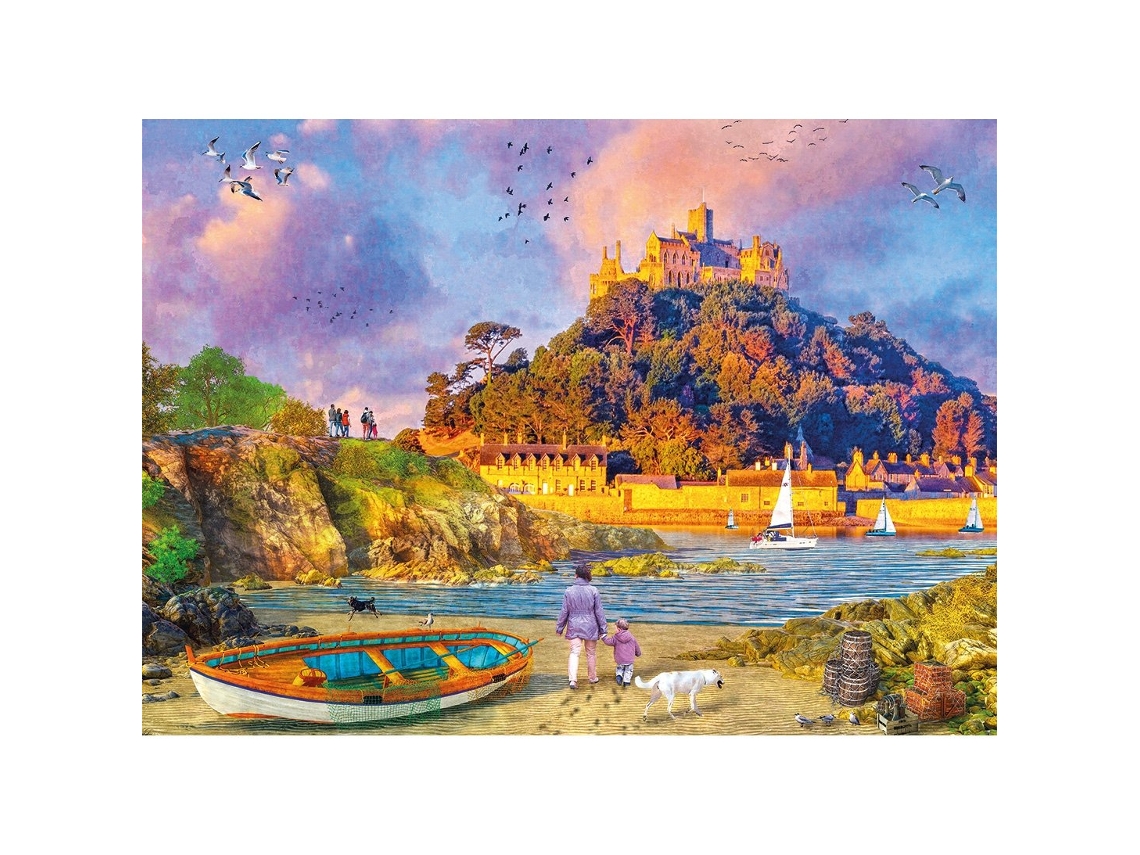 Rompecabezas Gibsons St. Michaels Mount - 1000 piezas - Diversión garantizada.