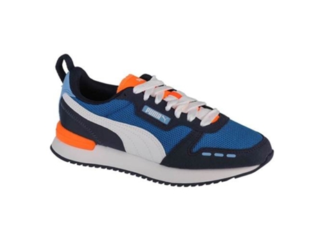 Zapatillas Deportivas PUMA R78 Ps Niños (Negro, azul, Blanco - Tela - 36)