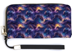 Cartera Cuero Con Cremallera Para Mujer Diseño Estampado