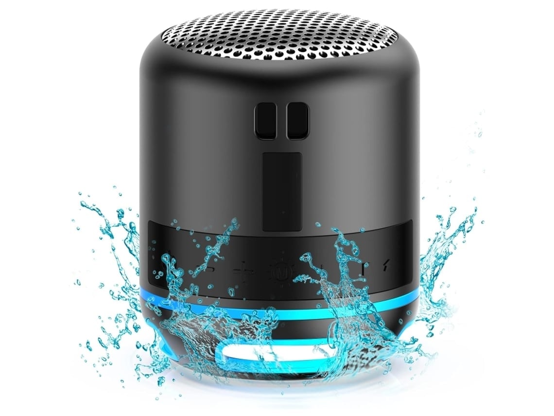 Altavoces Bluetooth pequeños, altavoz inalámbrico portátil, minialtavoz TWS, emparejamiento, luces RGB, 15 horas de reproducción, Chennnls