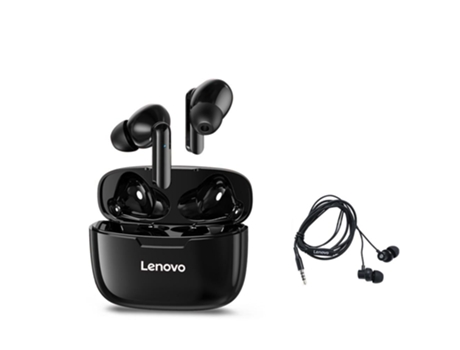 Auriculares Bluetooth True Wireless Lenovo Xt90 Tws [Negro con Tw13]