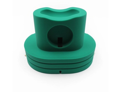 Cargador de Apple Watch SLOWMOOSE Soporte de Silicona 2 en 1 para Apple Watch con Airpods (Verde)