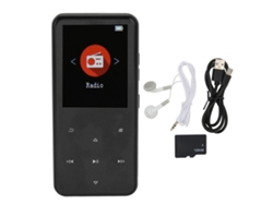 Reproductor MP3 Smart HD de 2,4 pulgadas con reducción de ruido, botón táctil, radio FM, 16 GB, Bluetooth 5.0 y admite tarjetas de memoria.