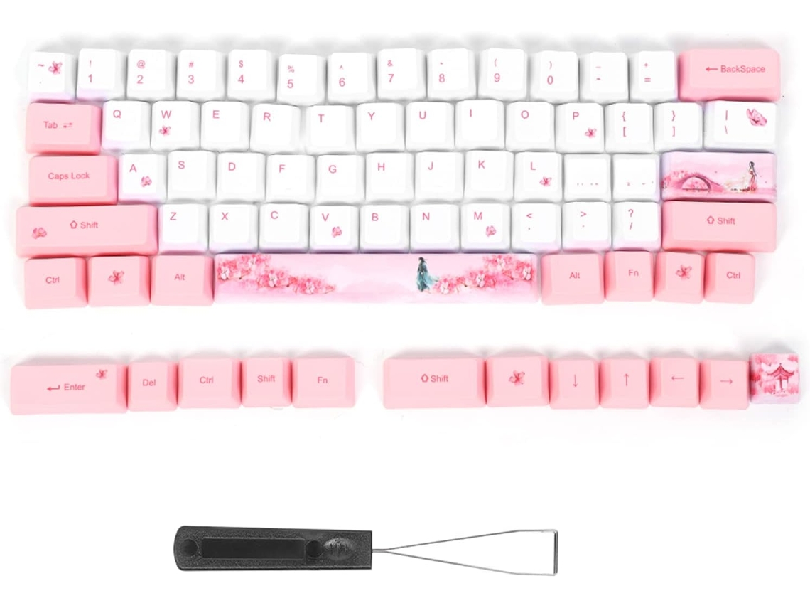 73 Teclas Sublimadas Pbt, Accesorio Para Teclado, Piezas De Pc