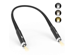Rebe-lámpara De Lectura Para Cuello Recargable 3 Niveles De Brillo 360 Doble Usb Led Para Viajes Tejer Campamento