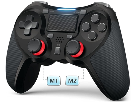 Controlador Ps4 Controladores de Gamepad inalámbricos compatibles con altavoz incorporado Pro/Slim auriculares estéreo Jack Pad multitáctil YIZHOOD