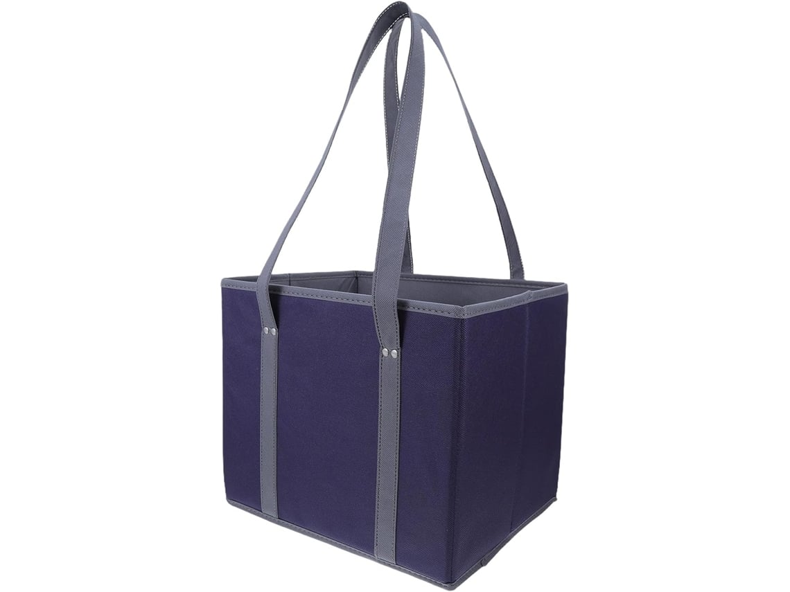 Sacola De Supermercado Reutilizável - Sacola Utilitária Vertical Feminina - Sacola De Tecido Reutilizável Com Alças